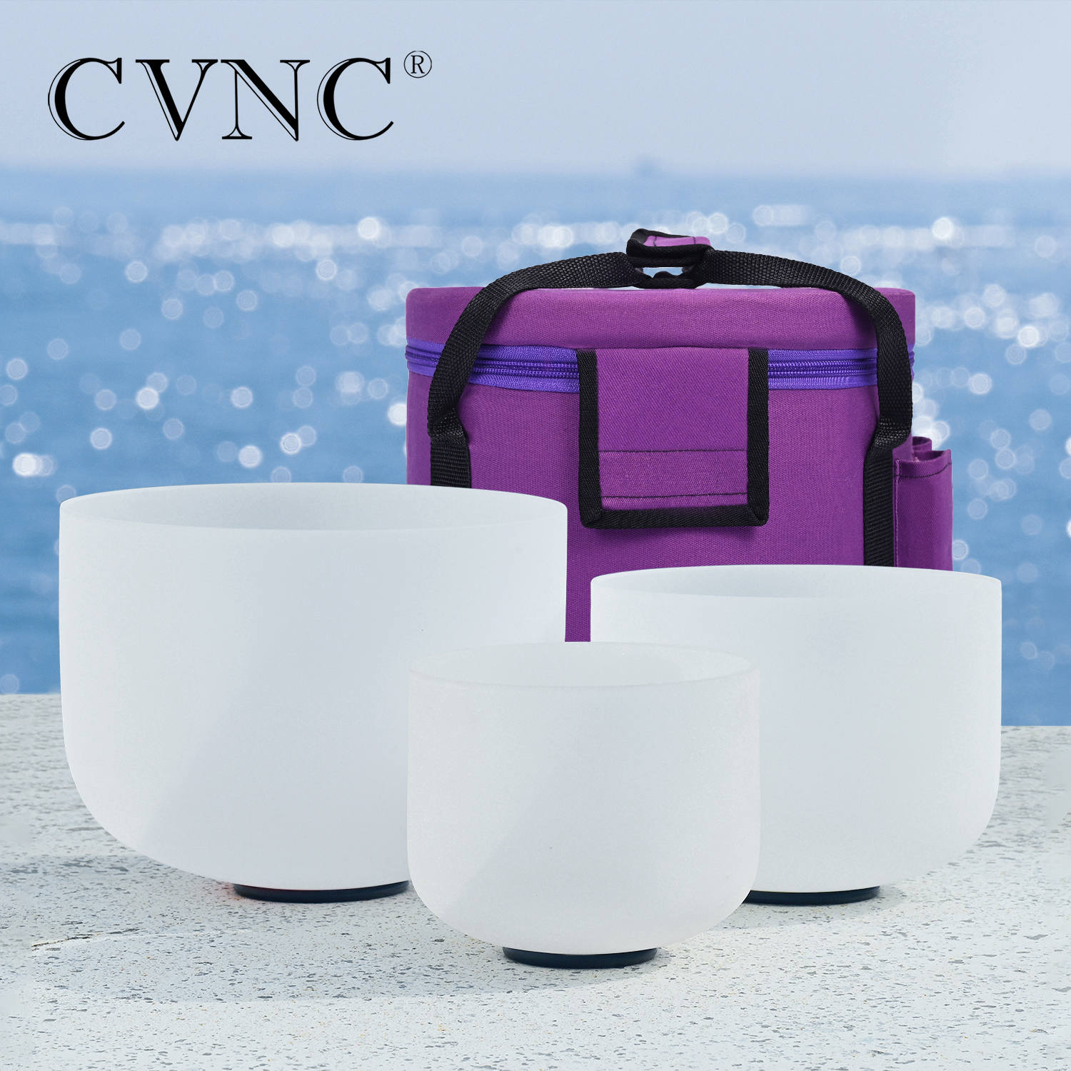 Healing Crystal Set - ชุดขันคริสตัลควอตซ์ฝ้า CVNC 8