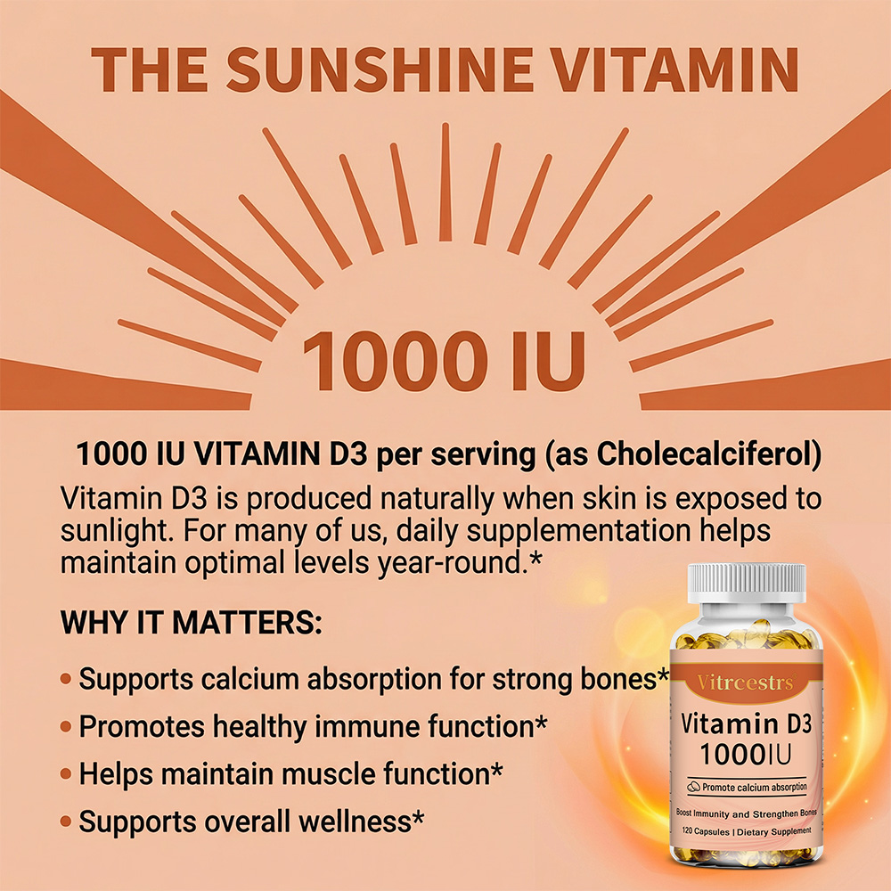 วิตามินดี 3 1000 IU ชนิดแคปซูล - Health Wellness & Psychology บทวิจารณ์และราคา