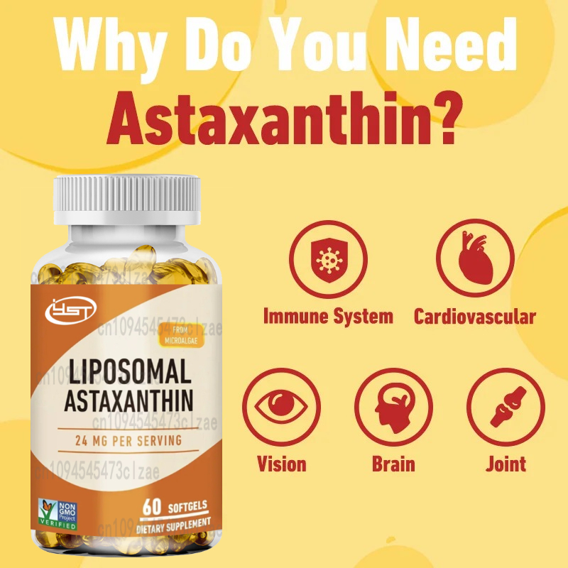 Liposomal Astaxanthin - รองรับ - Health Wellness & Psychology บทวิจารณ์และราคา